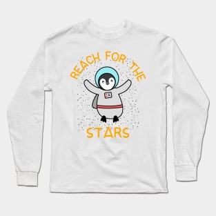 Space Penguin Long Sleeve T-Shirt